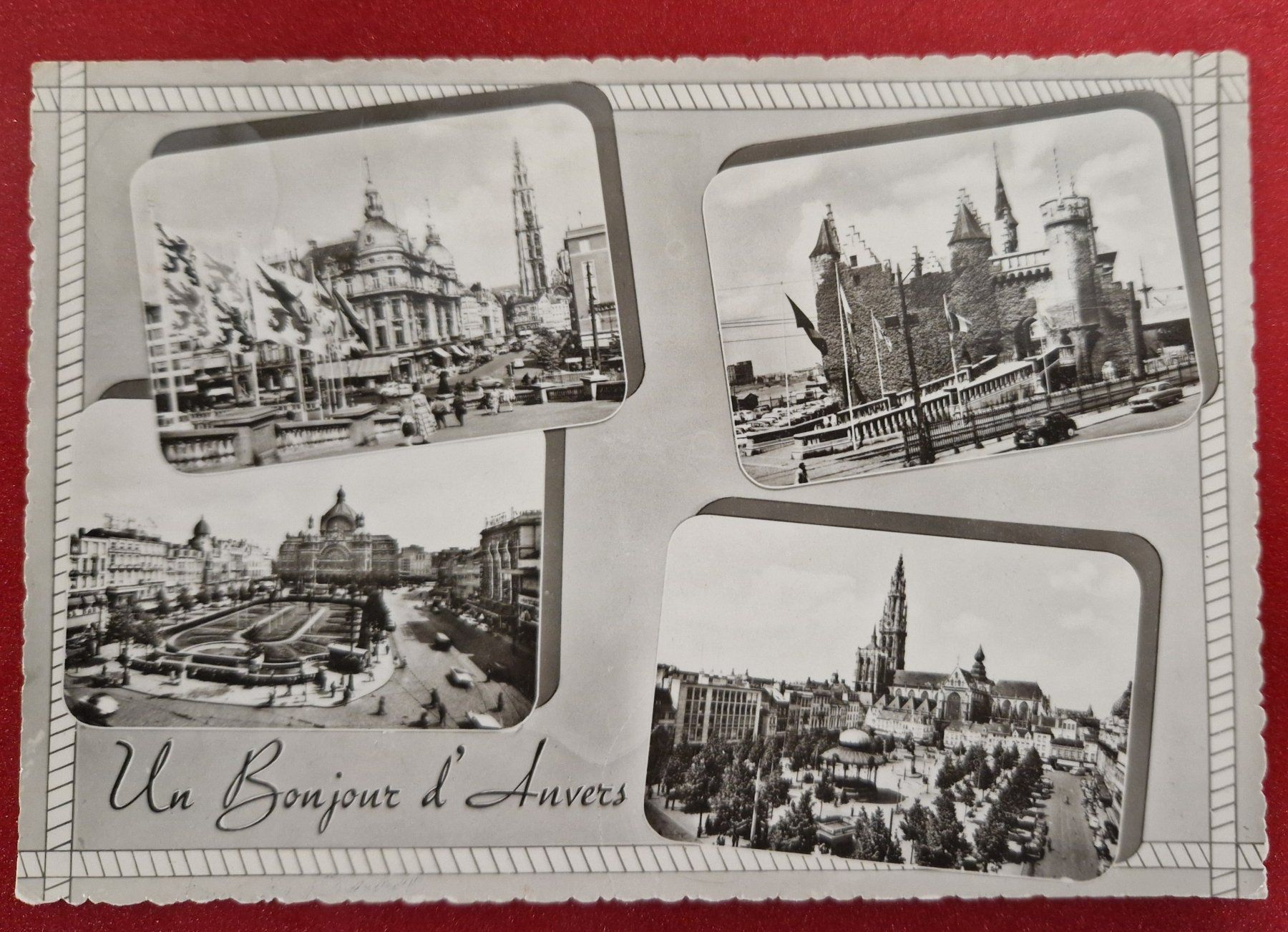 Cartoline postali: Antwerpen Anvers, Belgien, 1961 – Usato da Melchnau venduto da Arthurius