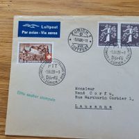 Luftpost Brief 1939 Dörfli Zürich Lausanne