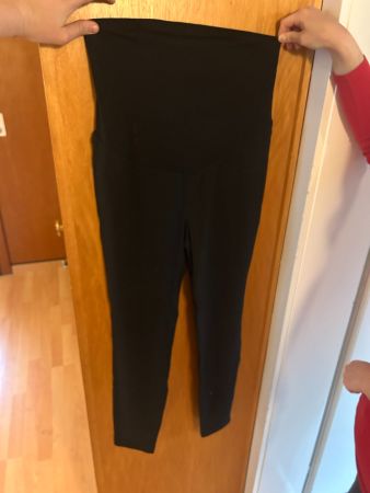 Ungetragene Schwarze Umstandshose, bequem Gr. M