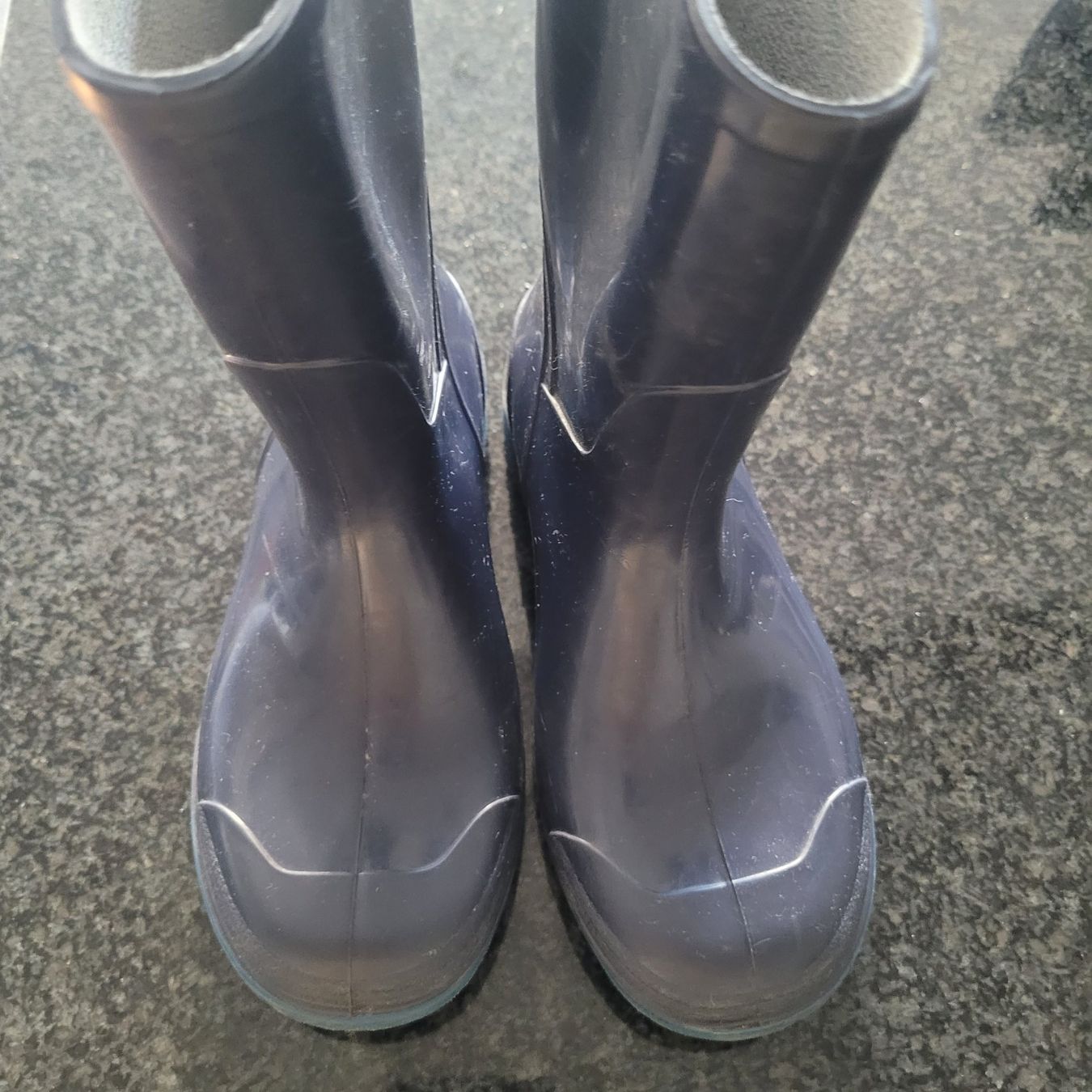 Herrenschuhe: SA  :  Gummistiefel /Regenschuhe Gr 30 dunkel/hellblau – Gebraucht aus Bremgarten b. Bern von Marge7979 2