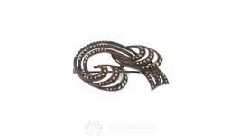 Elegante Brosche aus 925 / 999 Sterlingsilber