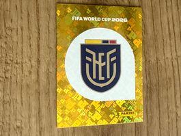 Panini FIFA World Cup 2026 Sticker Ecuador ECU 1