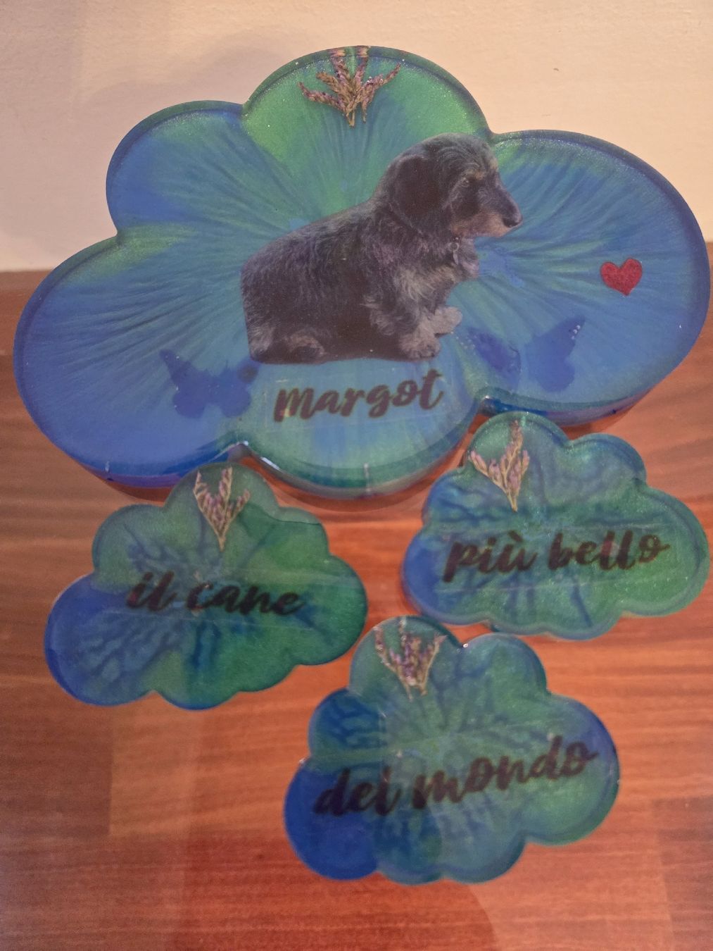 Tutte le decorazioni: nuvoletta con il tuo cane personalizzata – Nuovo e nell'imballaggio originale da Chiasso venduto da gbs_art