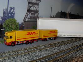 N: LKW Anhängerzug "DHL" von Minis