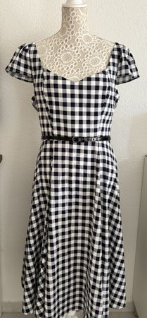 Rockabilly-Kleid navy Gr. 42
