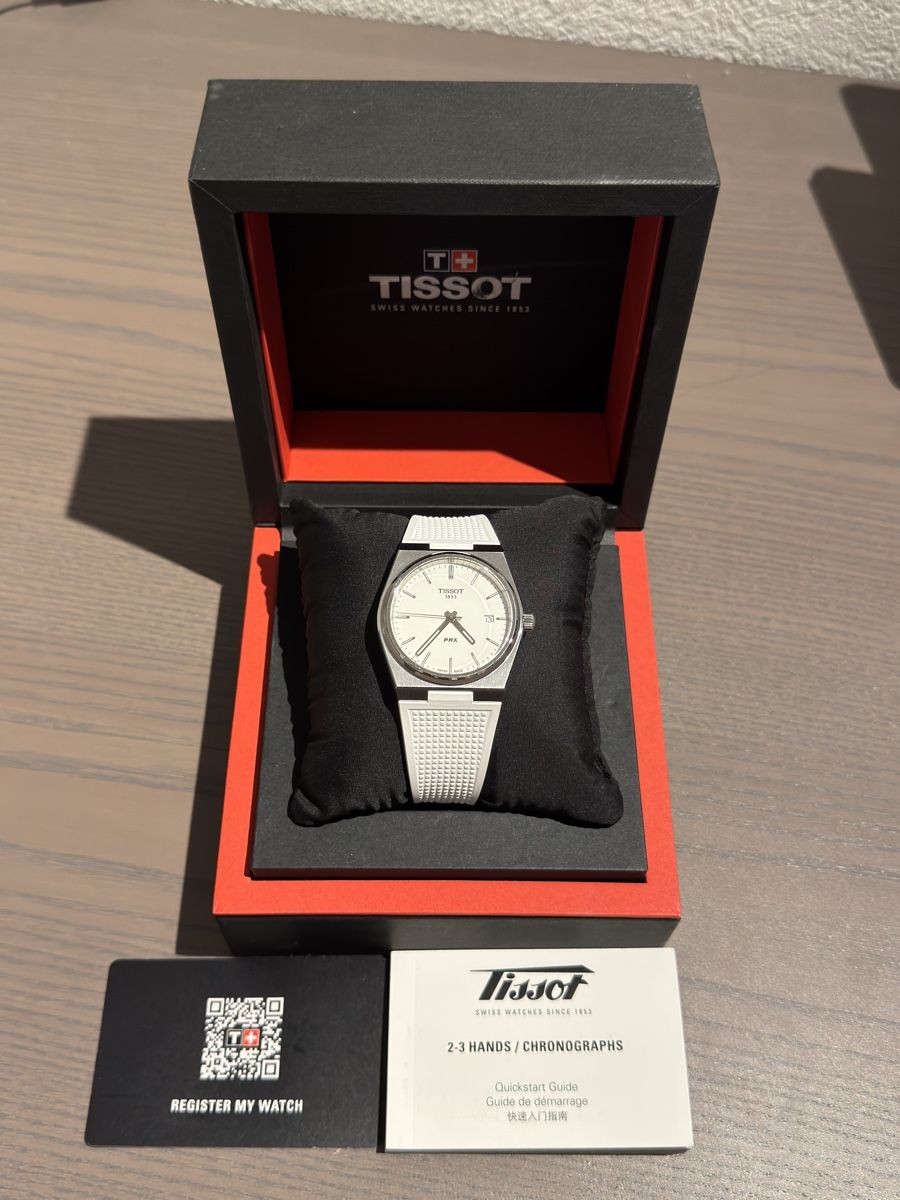 Tissot Montres: Tissot Prx 40 mm blanc – Neuf (Voir description) à Morges par gde_q2s2 1