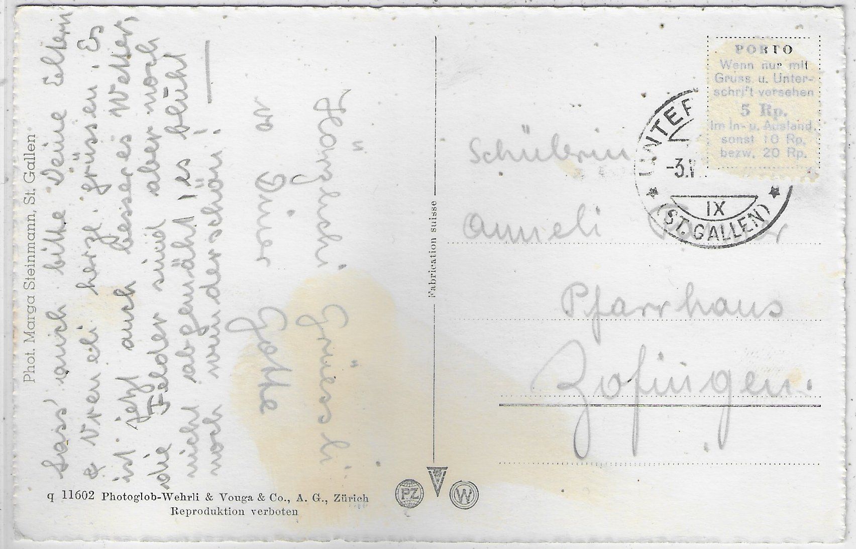 Cartes postales: Alphütte mit Ziegen – D'occasion à Ettingen par Kartenplanet 1