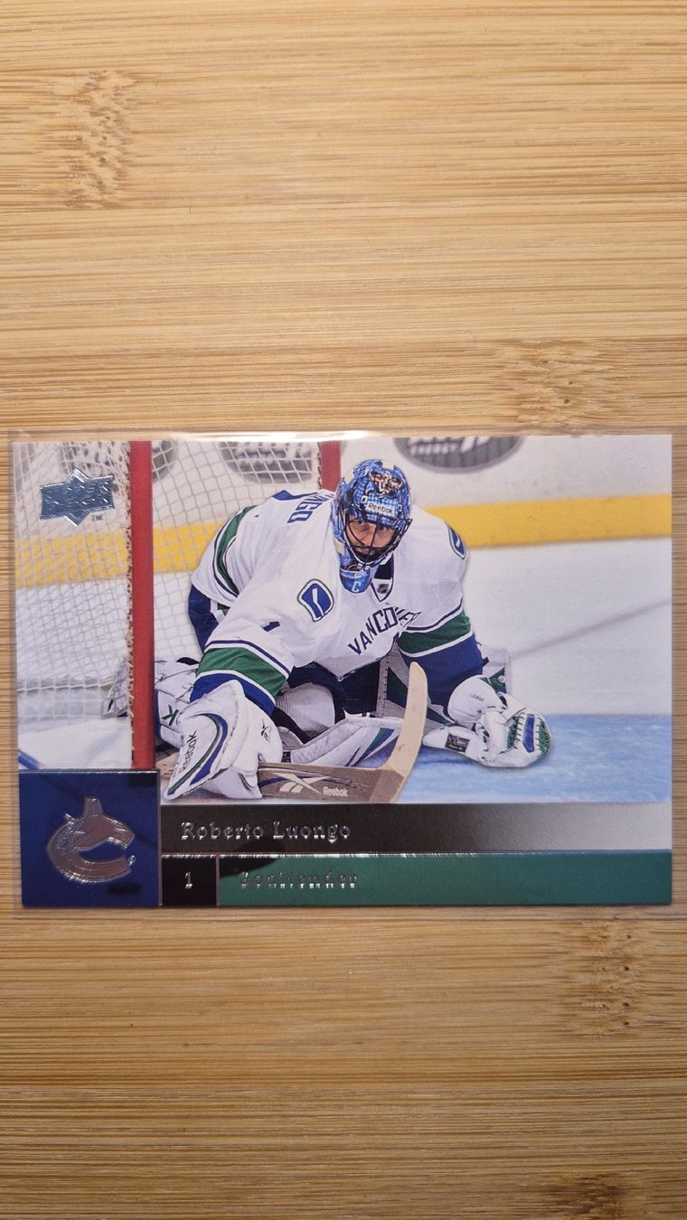 NHL Carte collezionabili: NHL Roberto Luongo Vancouver Canucks – Usato da Bellach venduto da IceCards-80