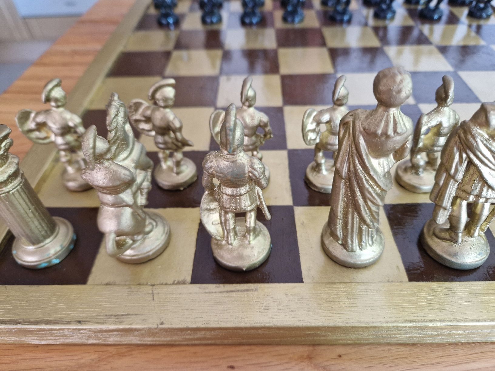 Spiele: Handgemachtes Schachspiel – Gebraucht aus Sursee von FKZ_13 5