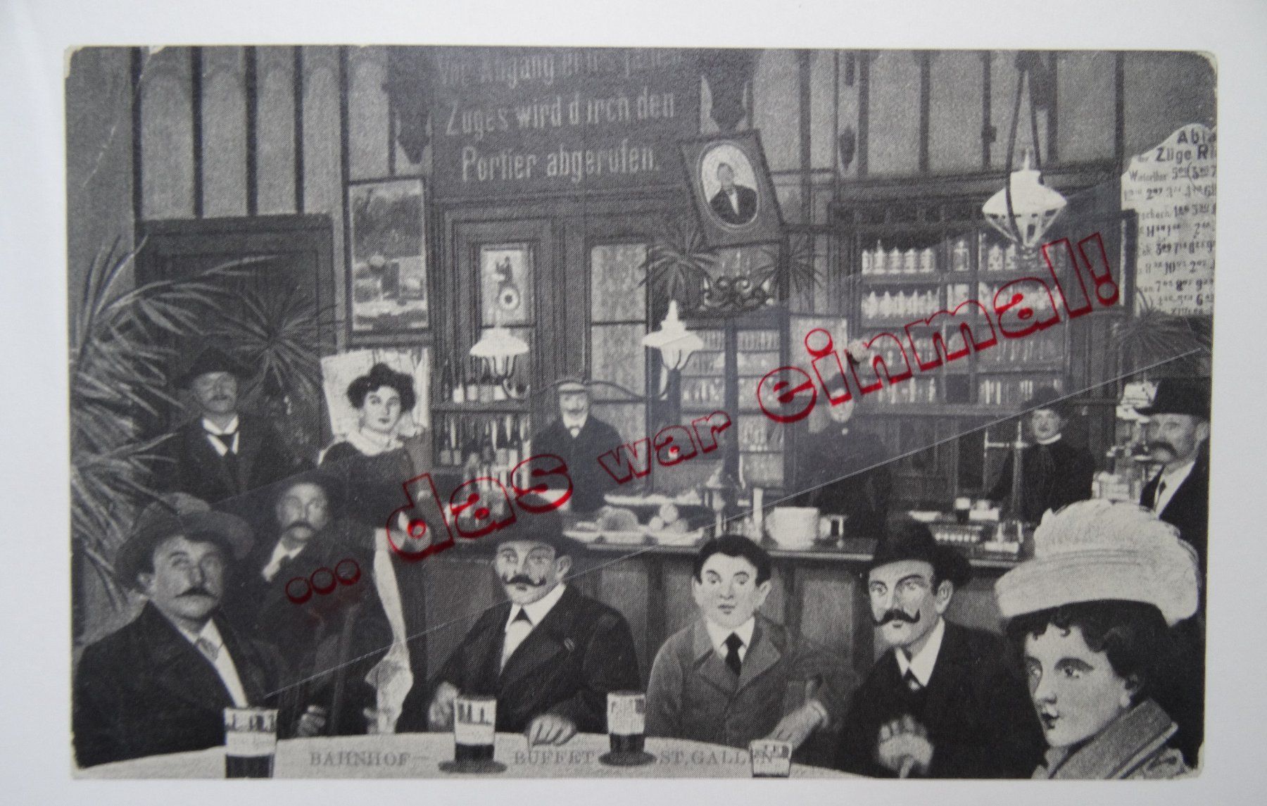Cartes postales: St. Gallen Bahnhofbuffet anno dazumal – D'occasion à Safnern par Wstussi