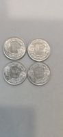 4x pieces 50cts 1957 - 1960