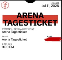 2 Arena Tagesticket Winti Arena 11-12.07.2026 Schweiz spiel