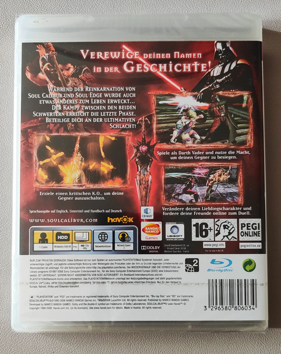 Giochi: Soul Calibur 4 PS3 NEU / SEALED – Nuovo e nell'imballaggio originale da Bern venduto da breesell321 1