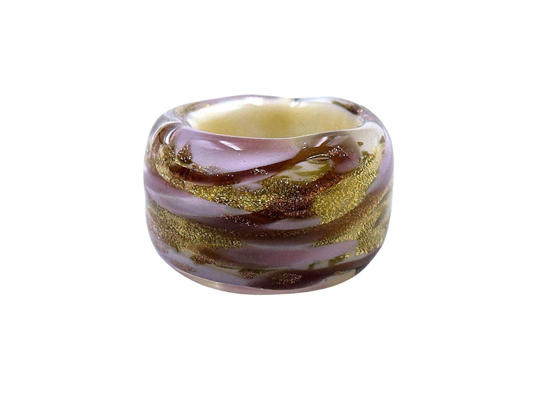 Murano Anelli: Ring Murano Glas G 52 Breite 17mm – Nuovo e nell'imballaggio originale da Oberkulm venduto da Murano-Schmuck