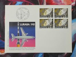 CL34 Enveloppe + Timbre Suisse 1981