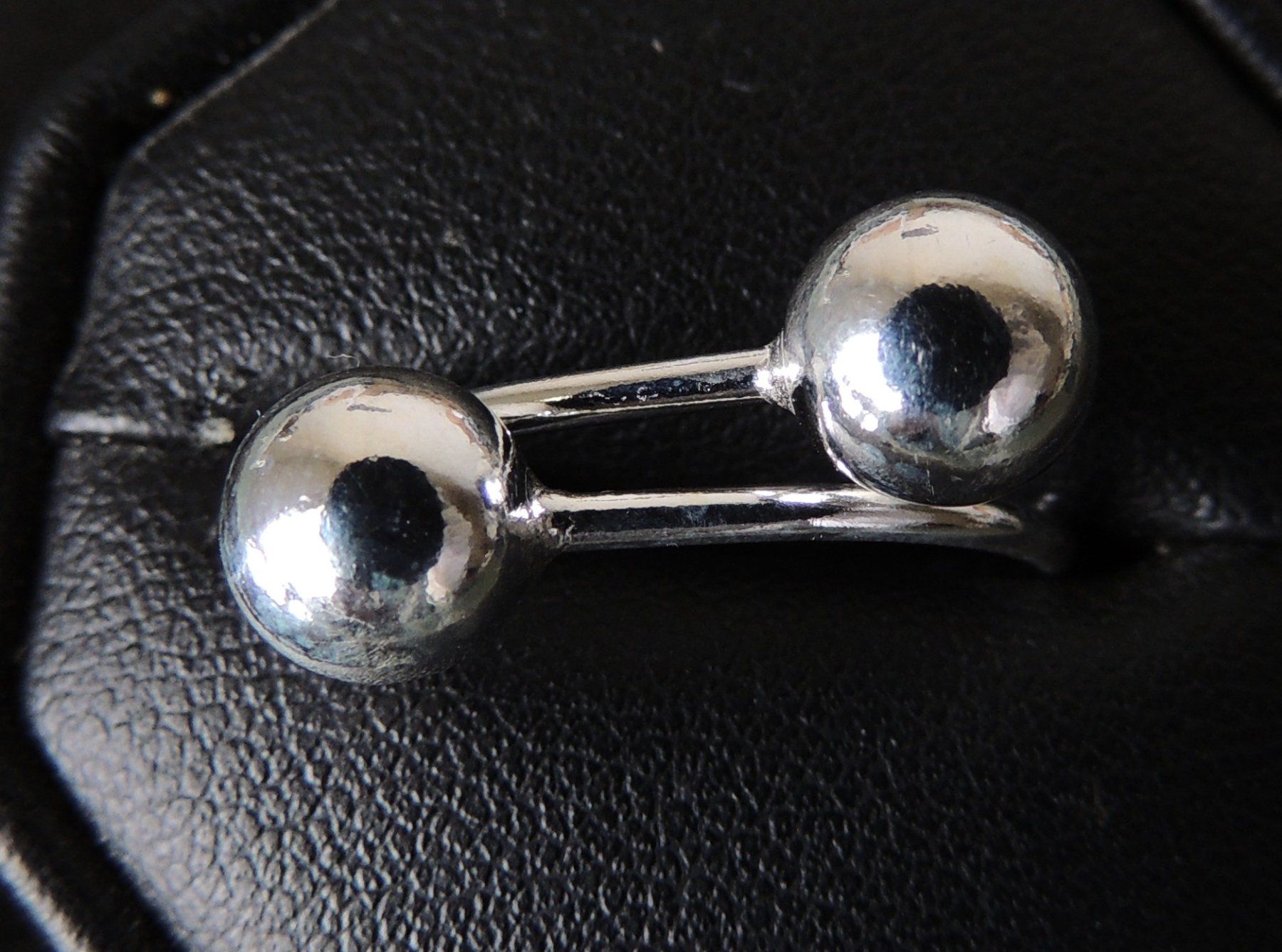 Anelli: Silber 925 Kugel Fingerring – Nuovo e nell'imballaggio originale da Waldenburg venduto da schaller707 1