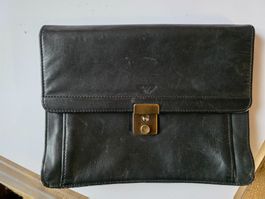 Vintage Akten Mappe Herren Hand Tasche Pochette Offermann