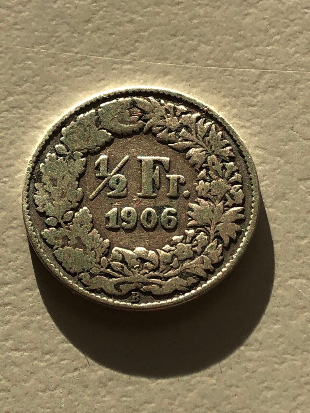 Alle Münzen: 50 Rp. 1906 – Gebraucht aus Schötz von Odpa