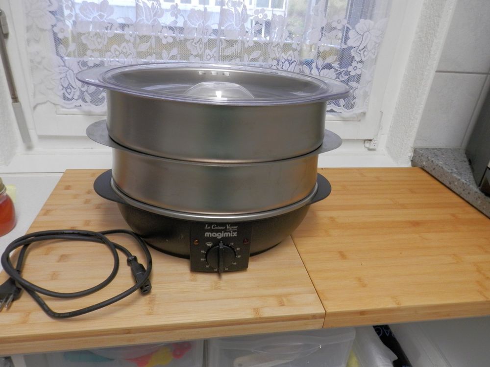 Gusseisen Dampfgarer Mit Deckel - Vielseitiger Kochtopf Für Alle Herdarten