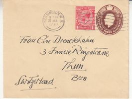 Brief England - Thun 1930