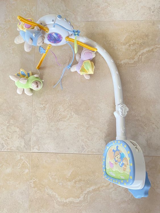Fisher-Price Traumbärchen Mobile - Baby Einschlafhilfe Mit Musik & Licht - Mit Fernbedienung