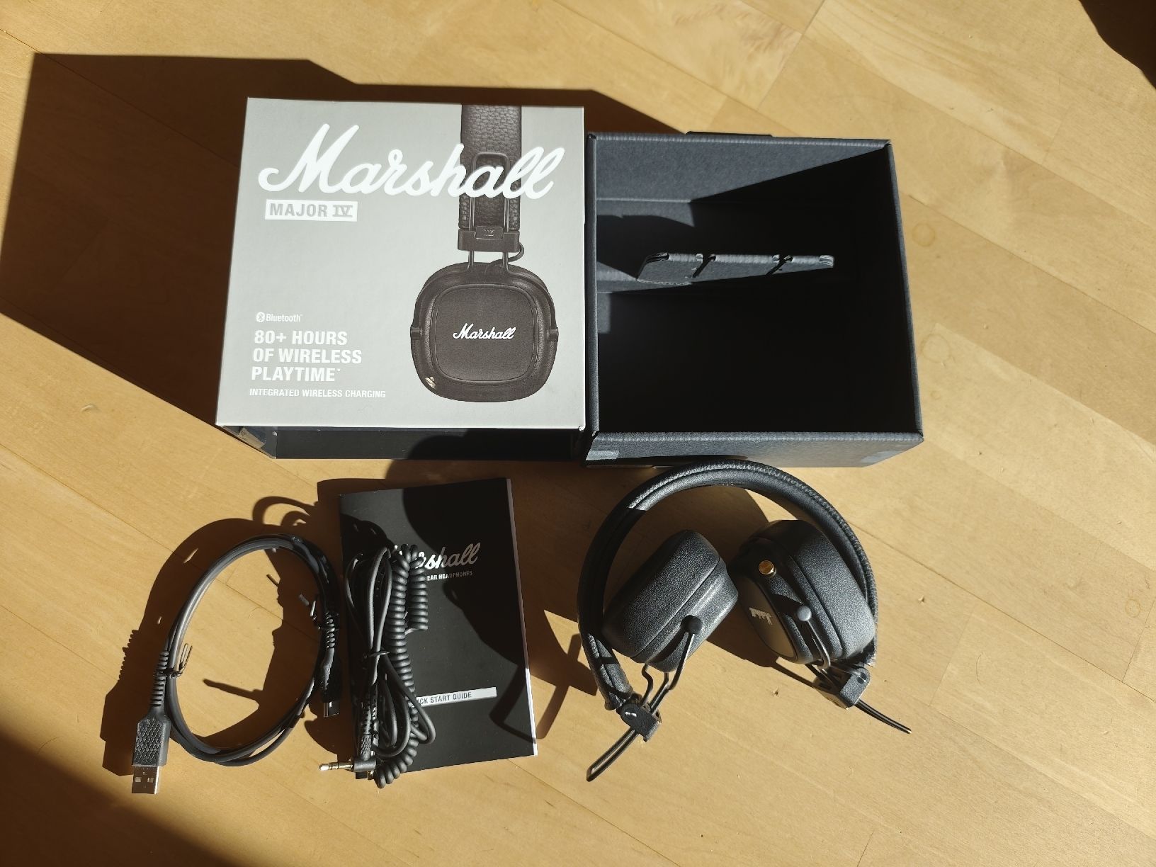Marshall Cuffie: Marshall Major IV Kopfhörer Bluetooth schwarz mit Box – Nuovo (secondo la descrizione) da Witterswil venduto da kru_llj8