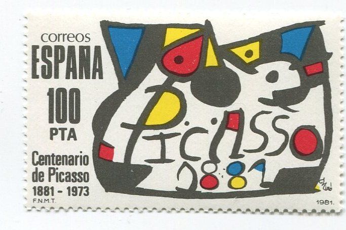 Alle Briefmarken: Briefmarke "Malerei. Pablo Picasso". Spanien. – Neu und originalverpackt aus Basel von Butsch5