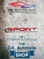 Range Rover Sport Emblem Logo Schriftzug Rot/Chrom Neu