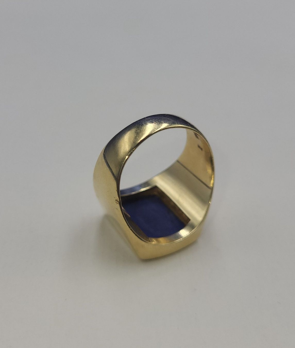 Anelli: Gold 585 Massiv Ring Mit Lapislazuli – Usato da Wald ZH venduto da Aniade 7