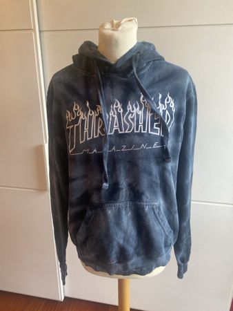 Thrasher Hoodie, Gr. S, blau-grau, Top Zustand!🔥