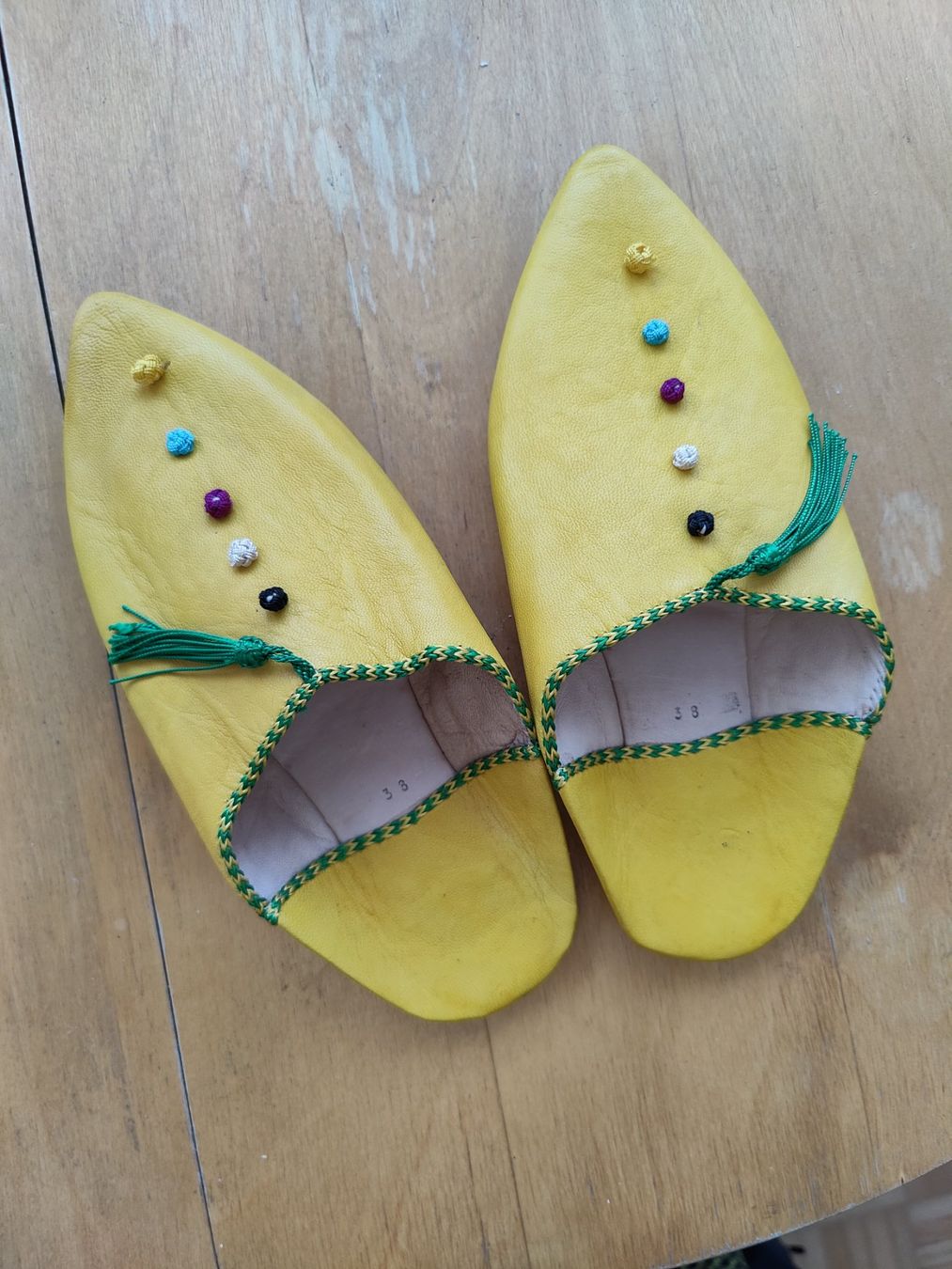Bape Herrenschuhe: Neue Original Leder-Babouche aus Marokko – Neu (gemäss Beschreibung) aus Zuerich von Gygerss 4