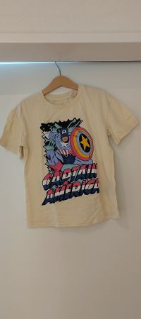T-Shirt Marvel Captain America Creme Gr. ca. 134