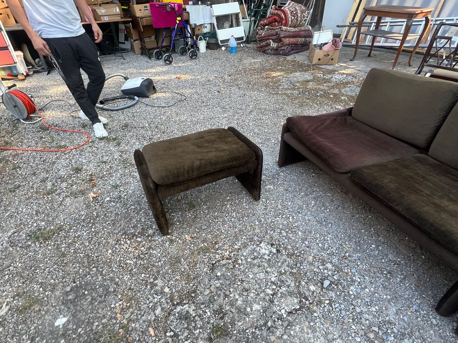 Divani: Sofa Garnitur Braun 2x Sofa 1x Hocker Gebraucht, Nr 8 – Usato da Glattfelden venduto da maa_qcj8 5
