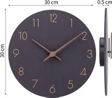 Holz Wanduhr Ohne Tickgeräusche 30cm