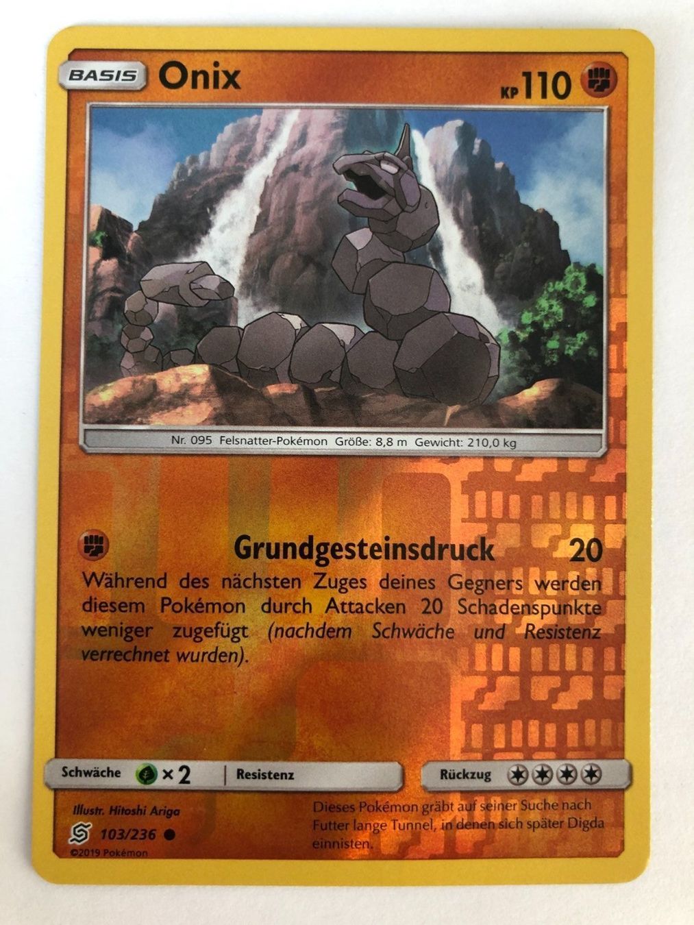 Pokémon Carte collezionabili: Onix - Reverse Holo - Pokemon – Nuovo (secondo la descrizione) da Nussbaumen AG venduto da Pika-Shop