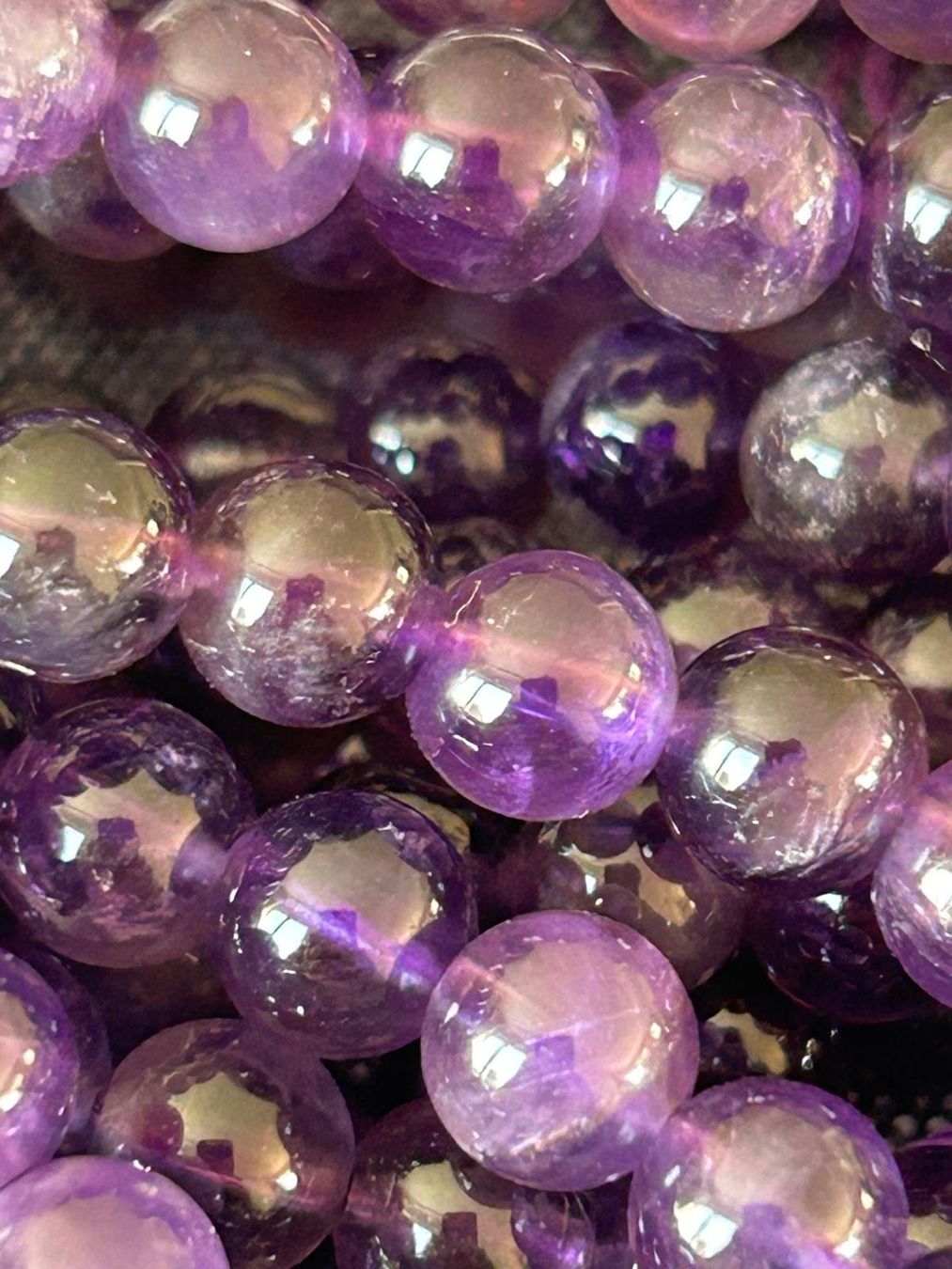 Minerali & Pietre curative: Strang echte Amethyst Level 2 beads 6 mm – Nuovo e nell'imballaggio originale da Niederrohrdorf venduto da Ytobi 2
