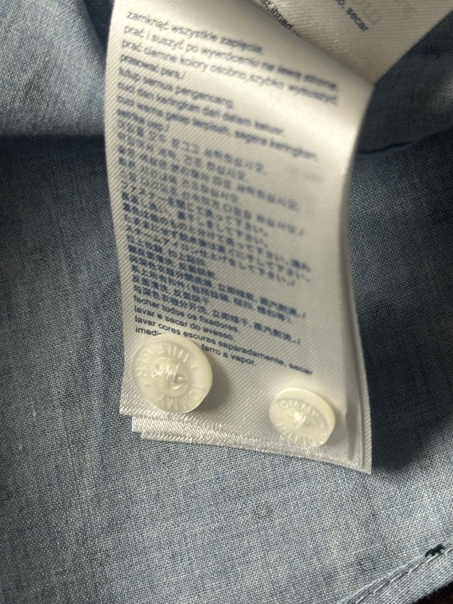 Tommy Hilfiger Camicie, T-shirt & Polo: Tommy Hilfiger Hemd, Gr. 176, hellblau! – Usato da Neerach venduto da Matug1248 5