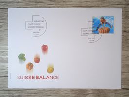 TR50 Enveloppe + Timbre Suisse 2004