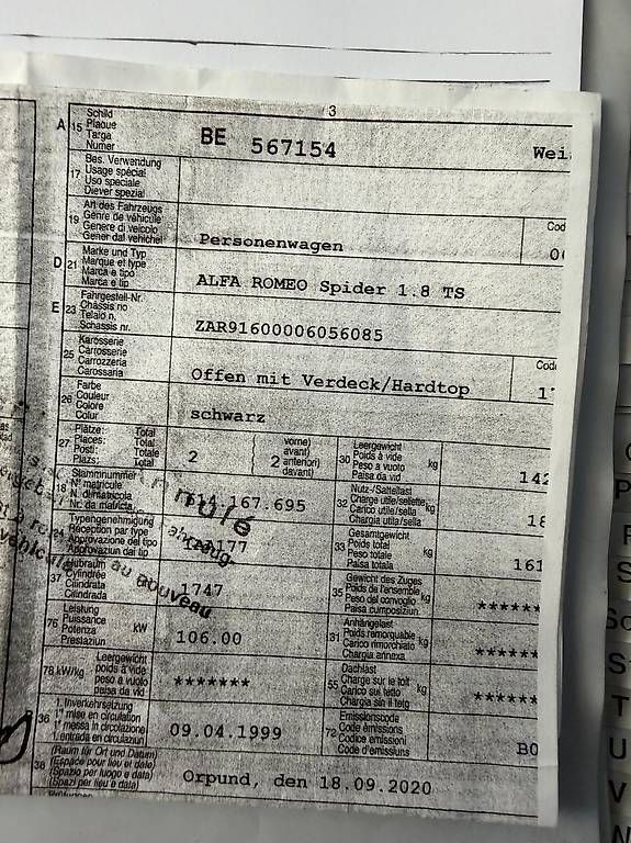 Automobili: Alfa spider  – Usato da Zürich venduto da gennaro1 2