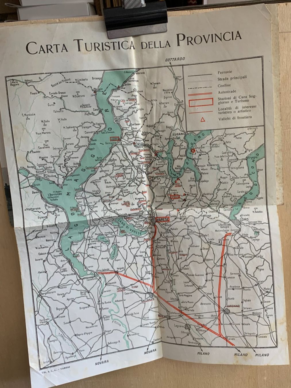 Cartoline postali: Varese - "La provincia di Varese" – Usato da Sorengo venduto da 74in 1