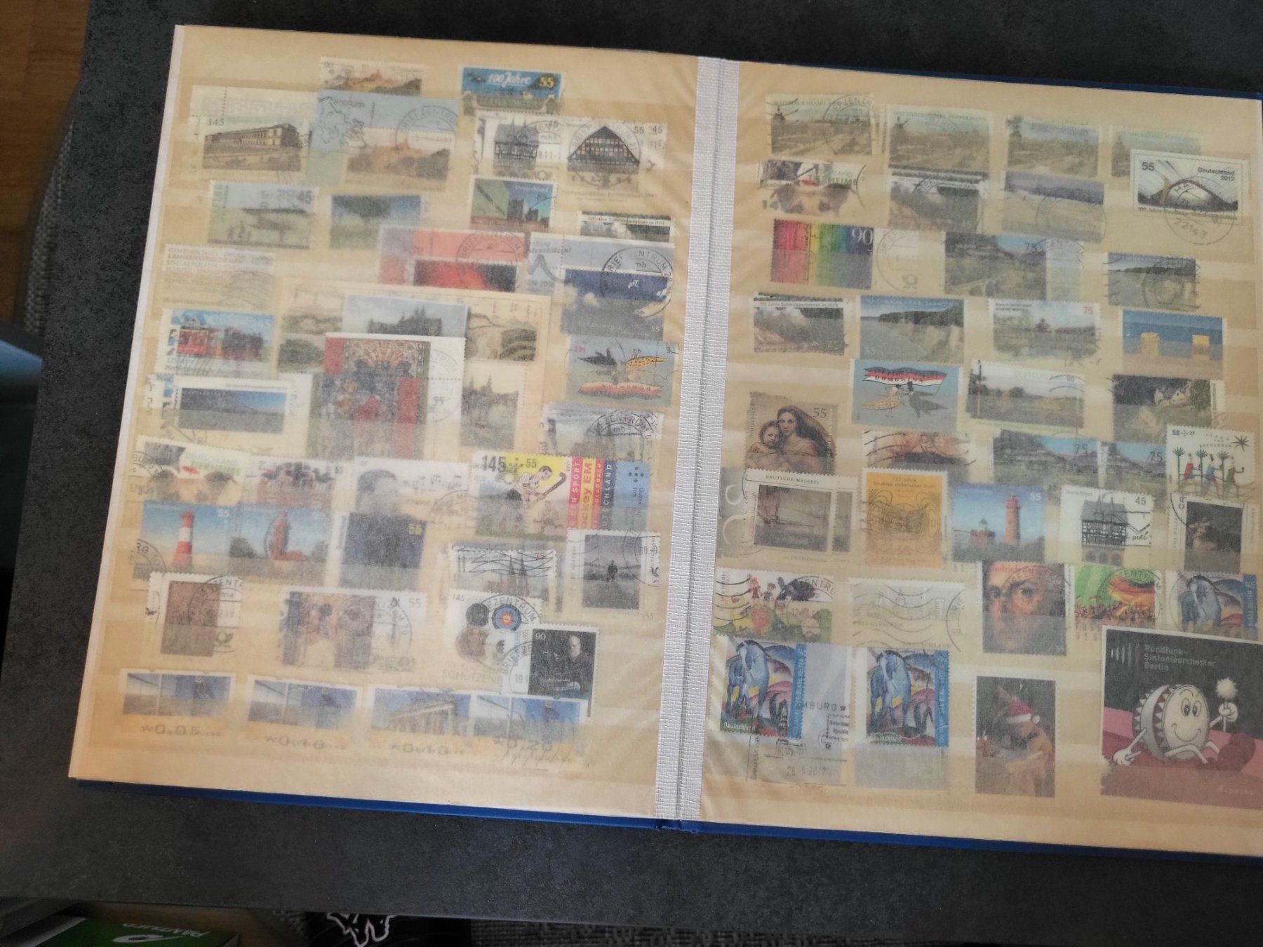 Alle Briefmarken: Sammlung Album Deutschland – Gebraucht aus Rümlang von Turrin 7