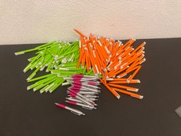 Kugelschreiber aus Kunststoff, 200 Stück, gem. Farben, NO15