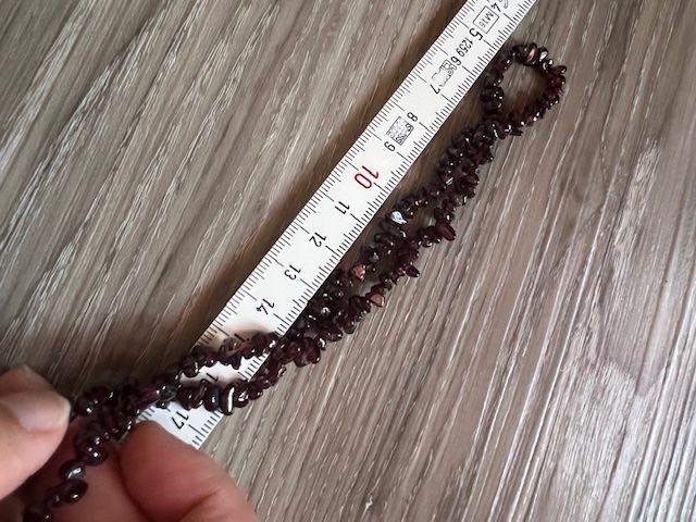 Catenine: Hübsches Kette mit Granat – Usato da Neerach venduto da romiping 6