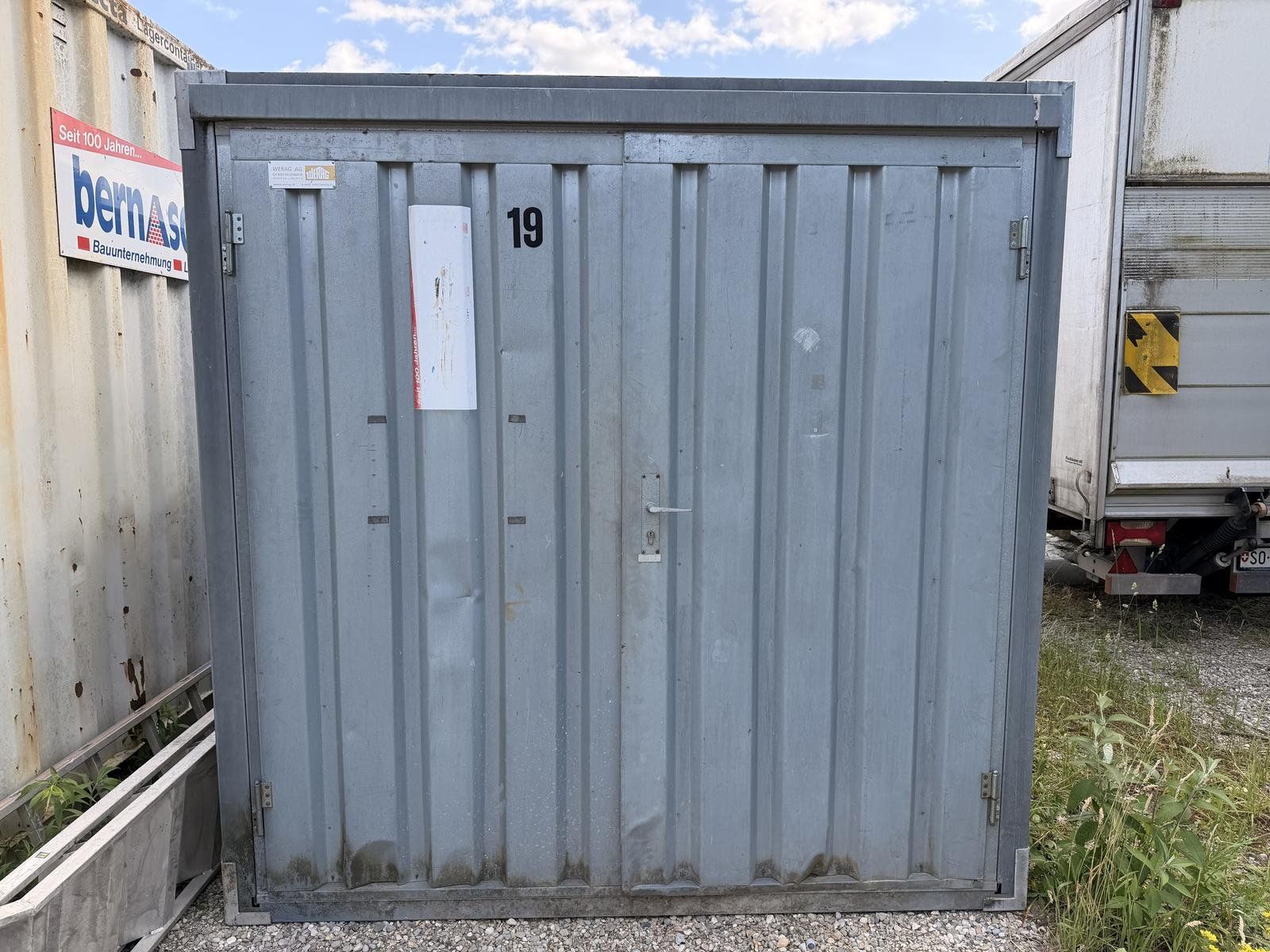 Baucontainer: Blechcontainer, Metall-Baracke, Material-Container WERAG AG – Gebraucht aus luterbach von boxster4 1