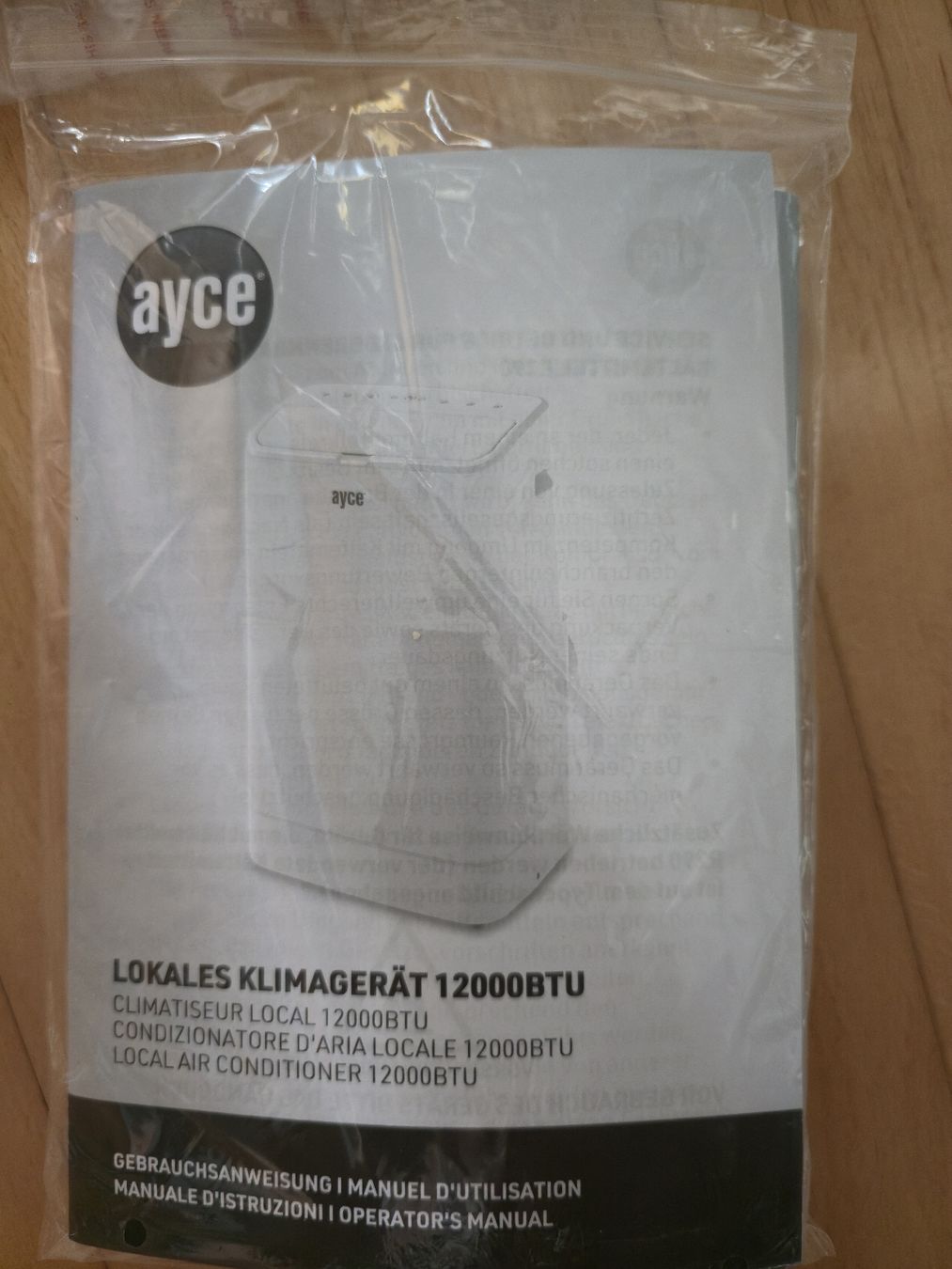 Condizionatori: Ayce Klimagerät 12000BTU neu – Nuovo e nell'imballaggio originale da Thun venduto da Fritzi69 1