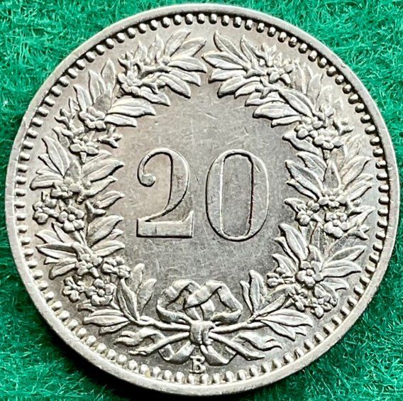 Tutti le monete: Pièce de 20 ct suisse 1933 – Usato da Plan-les-Ouates venduto da gab_cgf6 1