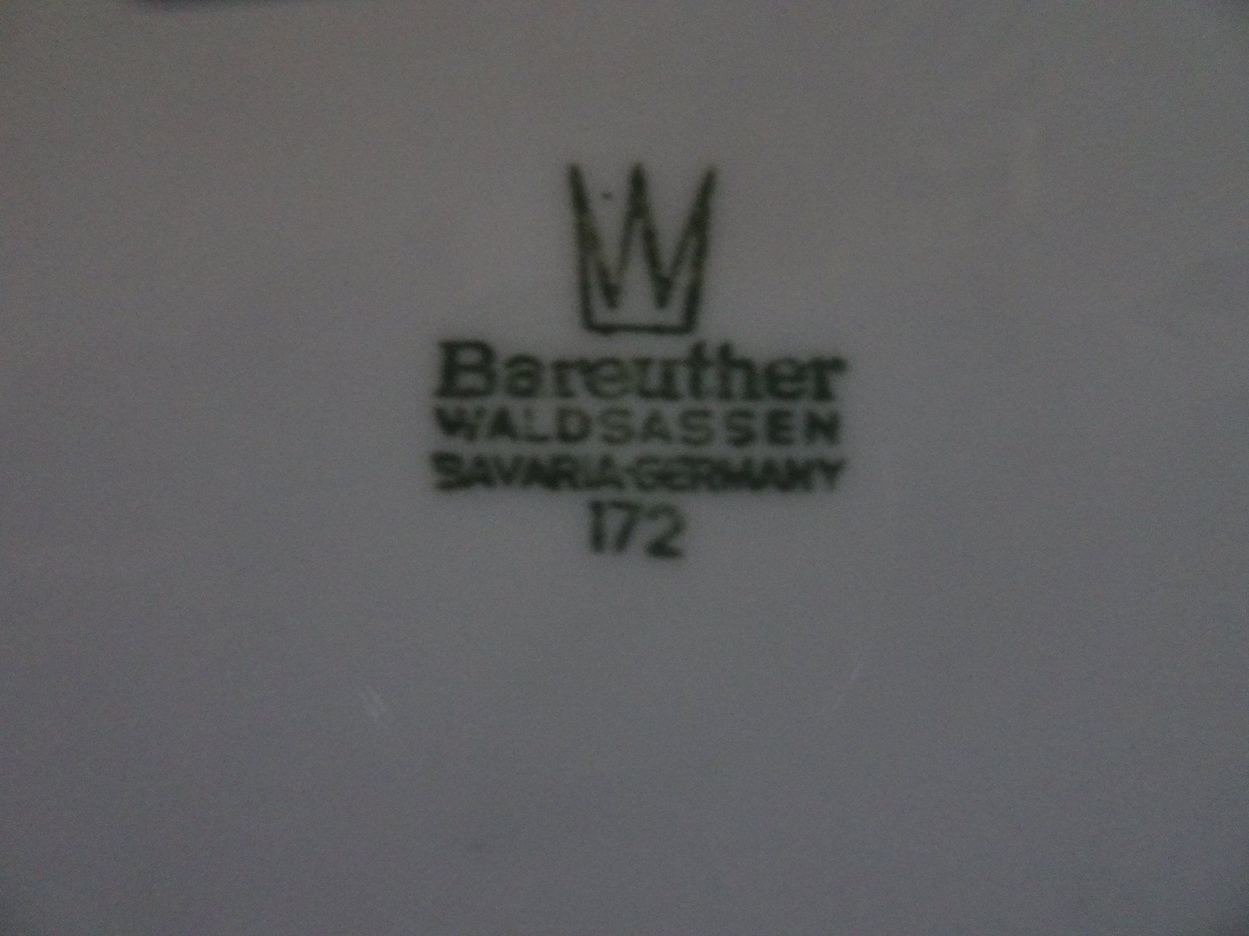 Piatti: Teller Bareuther Waldsassen Bavaria – Usato da Winkel venduto da rsuzh 2
