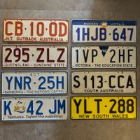 🇦🇺Australien Autoschild - Alle 8x Staaten