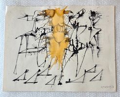 💚 MODERNE ZEICHNUNG 50.0 x 63.5 cm 💚 CH 🇨🇭 SAMMLUNG