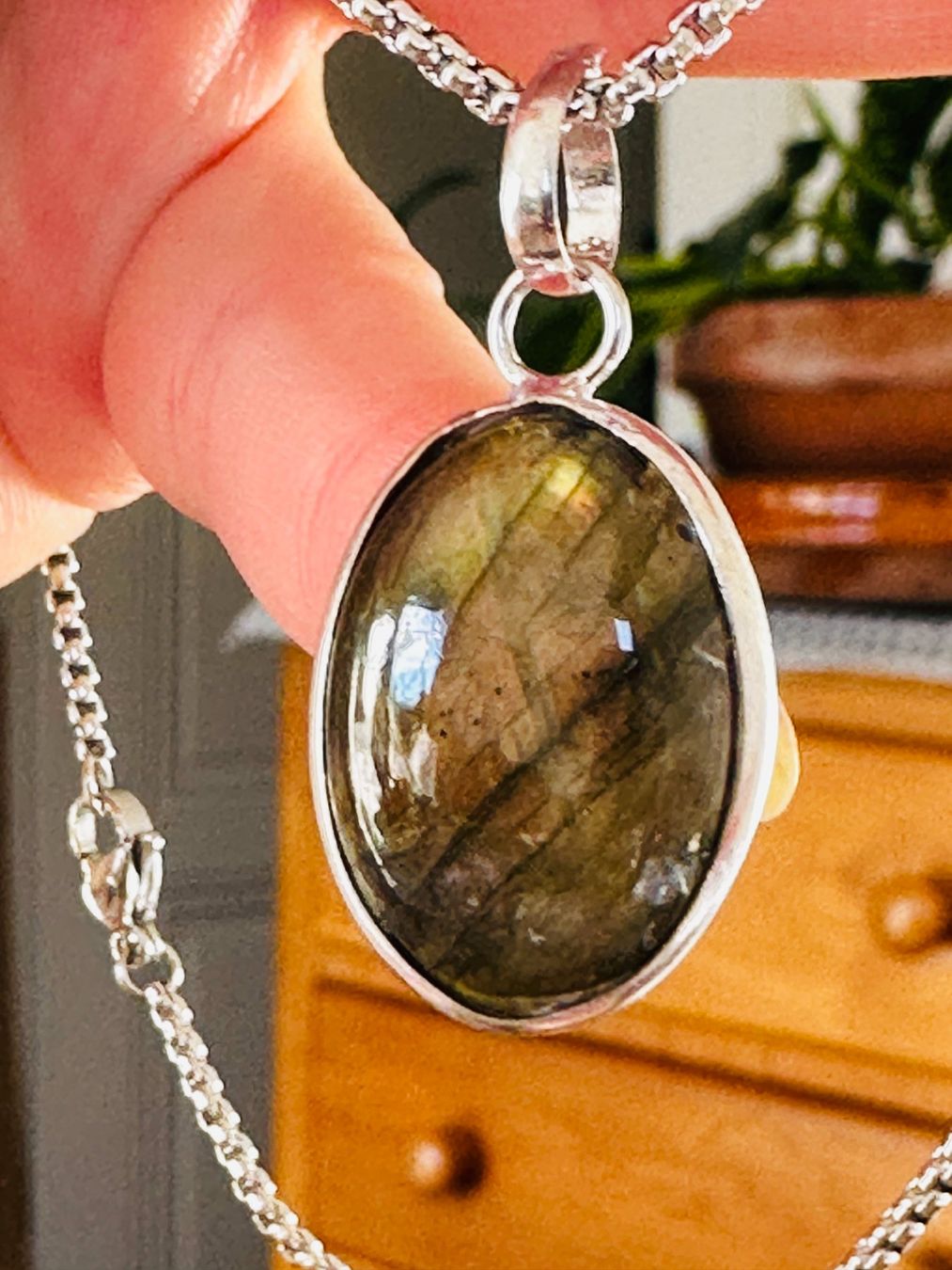Catenine: Labradorite Gemstone Handmade Jewelry necklace – Nuovo e nell'imballaggio originale da Genève venduto da AGBERG 4